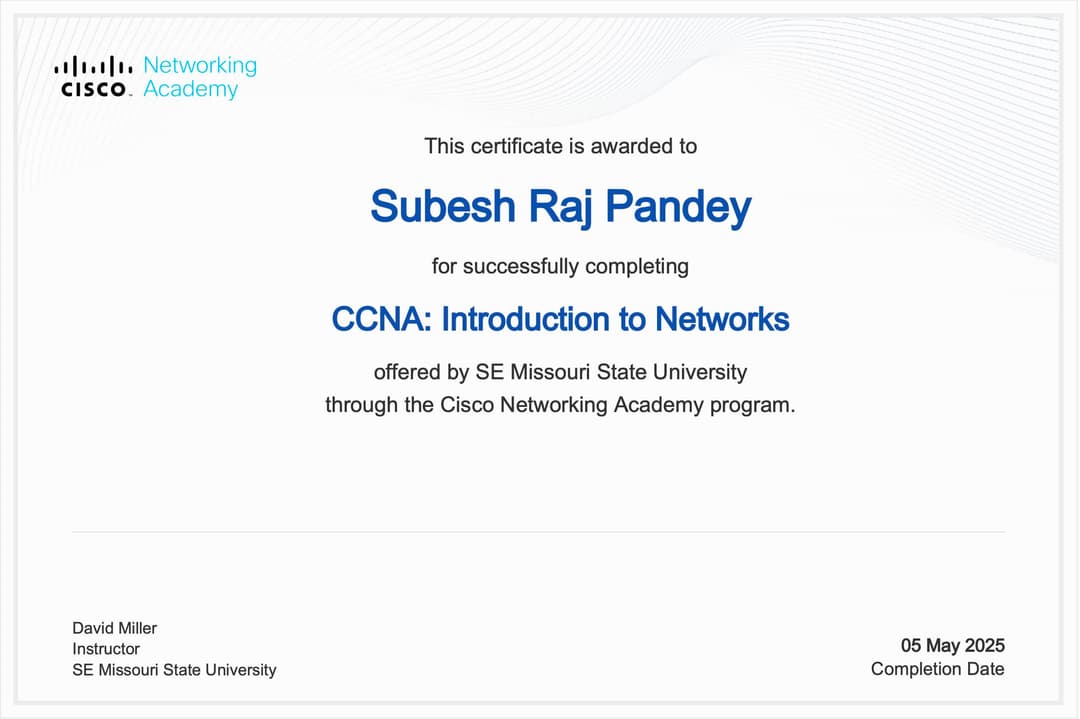 CCNA: Introduction to Networks